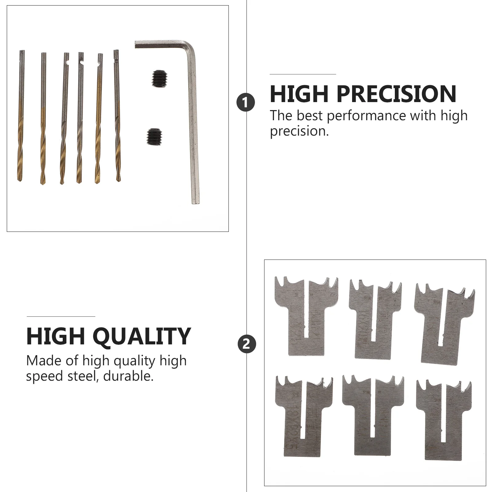 

1Set Ring Drill Bit Wooden Ring Precision Wood Drill Tool Kit for Cnc Machine DIY Rings Bracelets Cufflinks Art