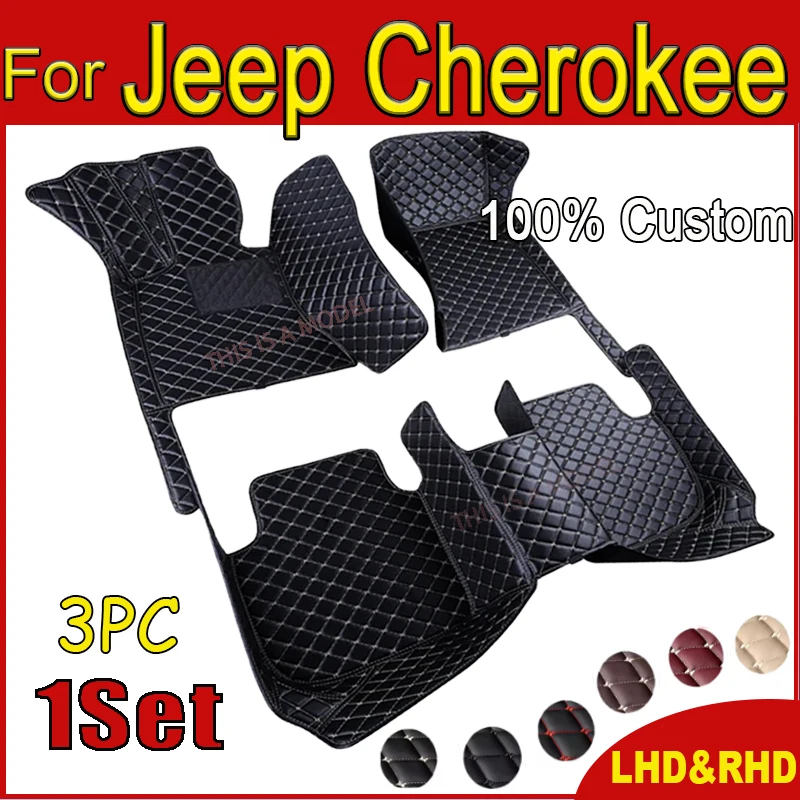 Car floor mats for Jeep Grand Cherokee WK WK2 2011 2012 2013 2014 2015 2016 2017 2018 2019 2020 2021 2022 Custom auto foot Pads