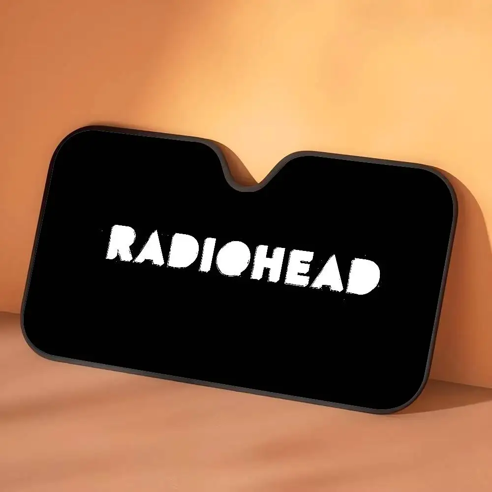 الفرقة R-Radiohead مظلة السيارات الستائر القيادة سيارة ظلة الزجاج الأمامي غطاء الظل سيارة ظلة الأشعة فوق البنفسجية الشمس قناع حامي