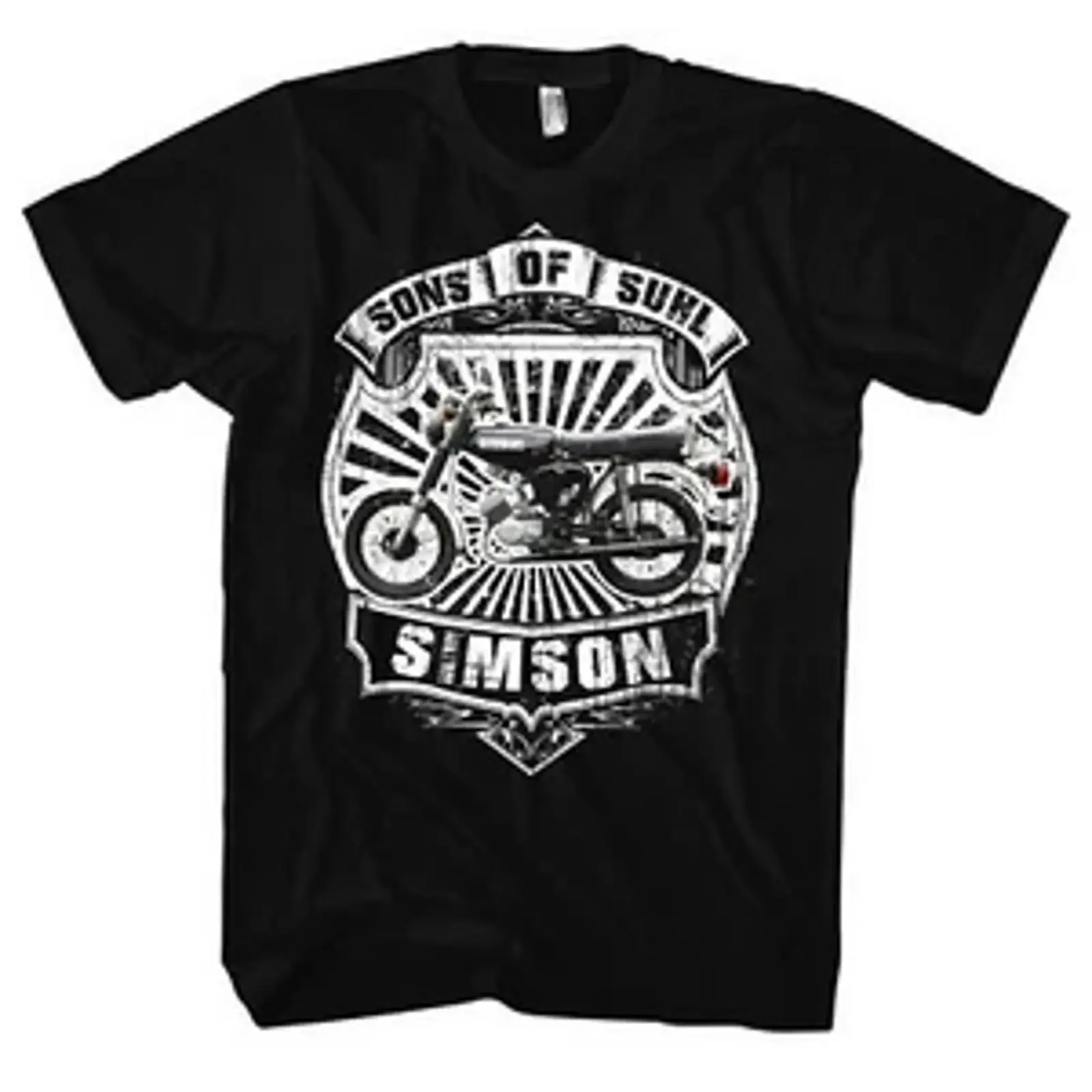 Sons of Suhl Men's T Shirt Cult Trabant S50 S51 GDR Simson East M2 vintage Washed Slightly Comfortable Casual
