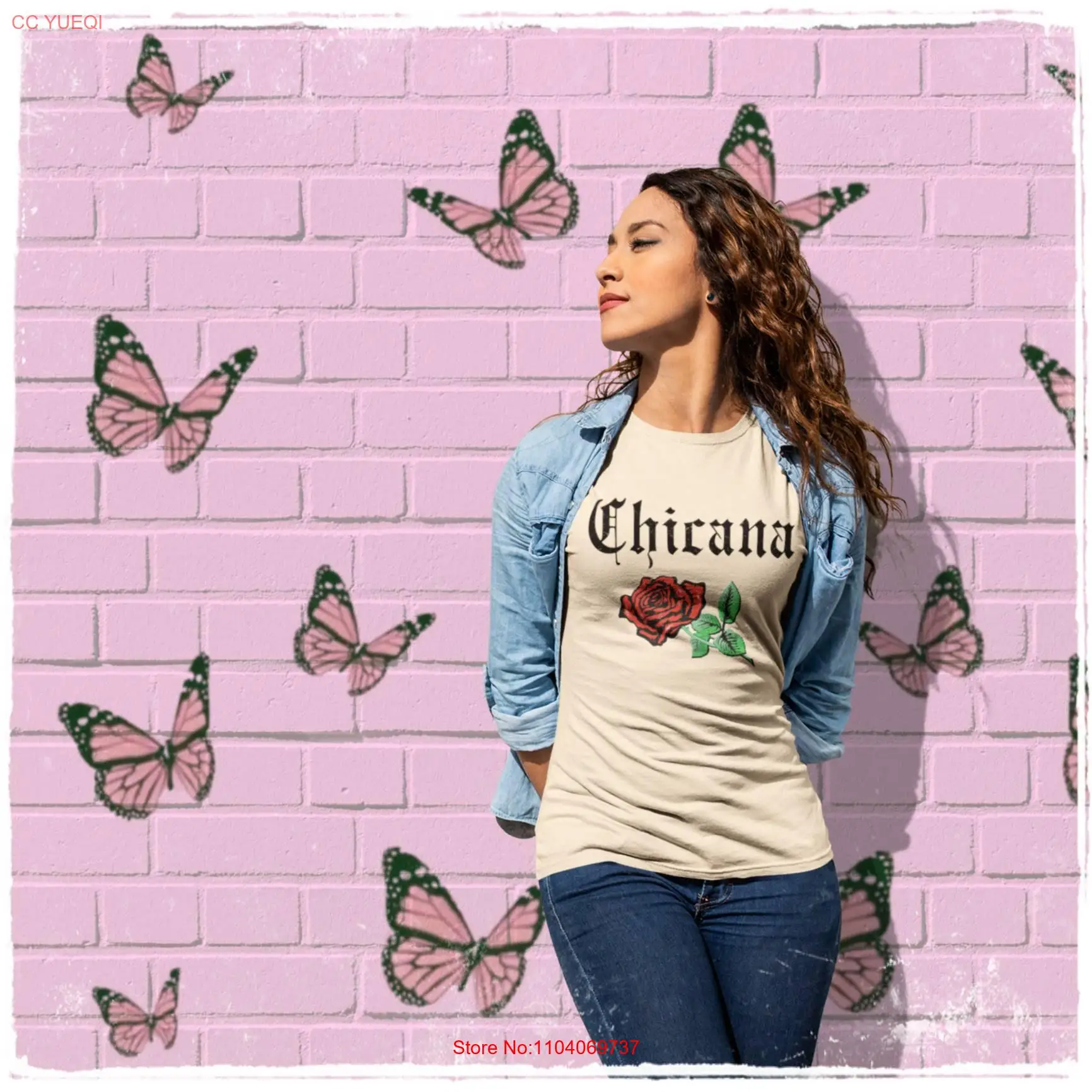 Chicana T Shirt Chicano Clothing Chola Mexican Pride Latina AF long or short sleeves