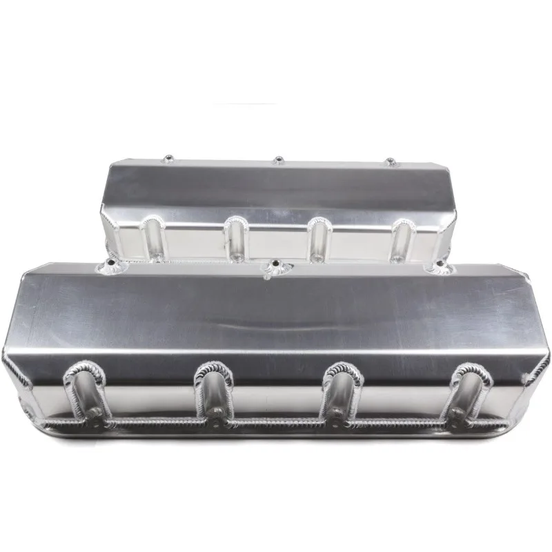 

Moroso 68486 Fabricated Aluminum Valve Covers, 3.875" Tall, No Logo