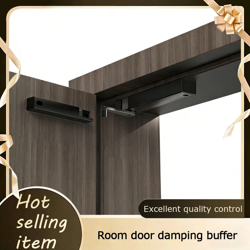Hydraulic Door Closer Heavy Duty Silent Soft Close Damping For Wooden Swing Outward Opening Hidden Doors Home Use