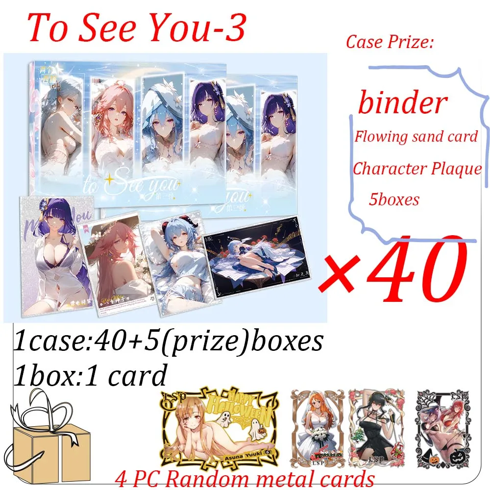 New To See You Wave 3 Waifu Card Goddess Story Collection Card Waifu Booster Box Ccg Acg Doujin Toys And Hobby Gift