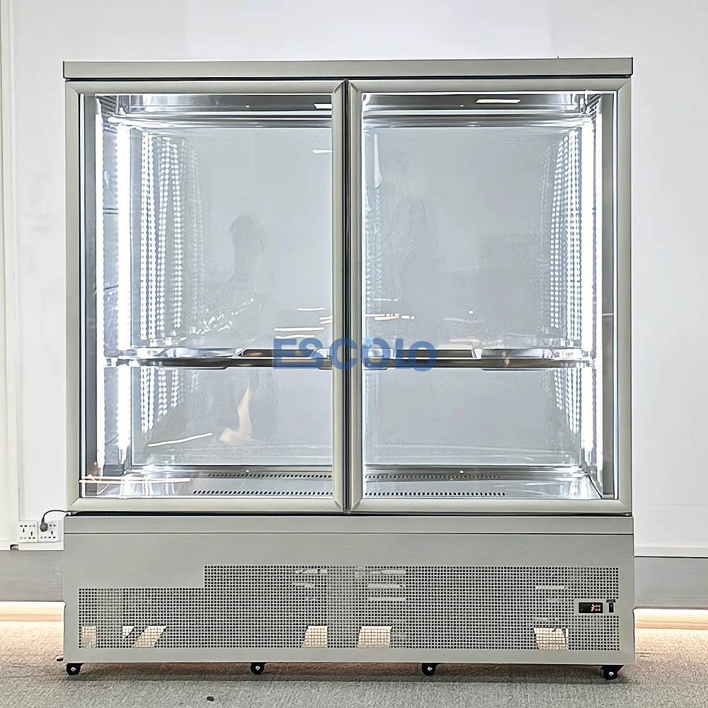 Commercial Refrigerators Fresh Meat Freezer Display Meat Hanging Refrigerator Cabinet Meat Cooler