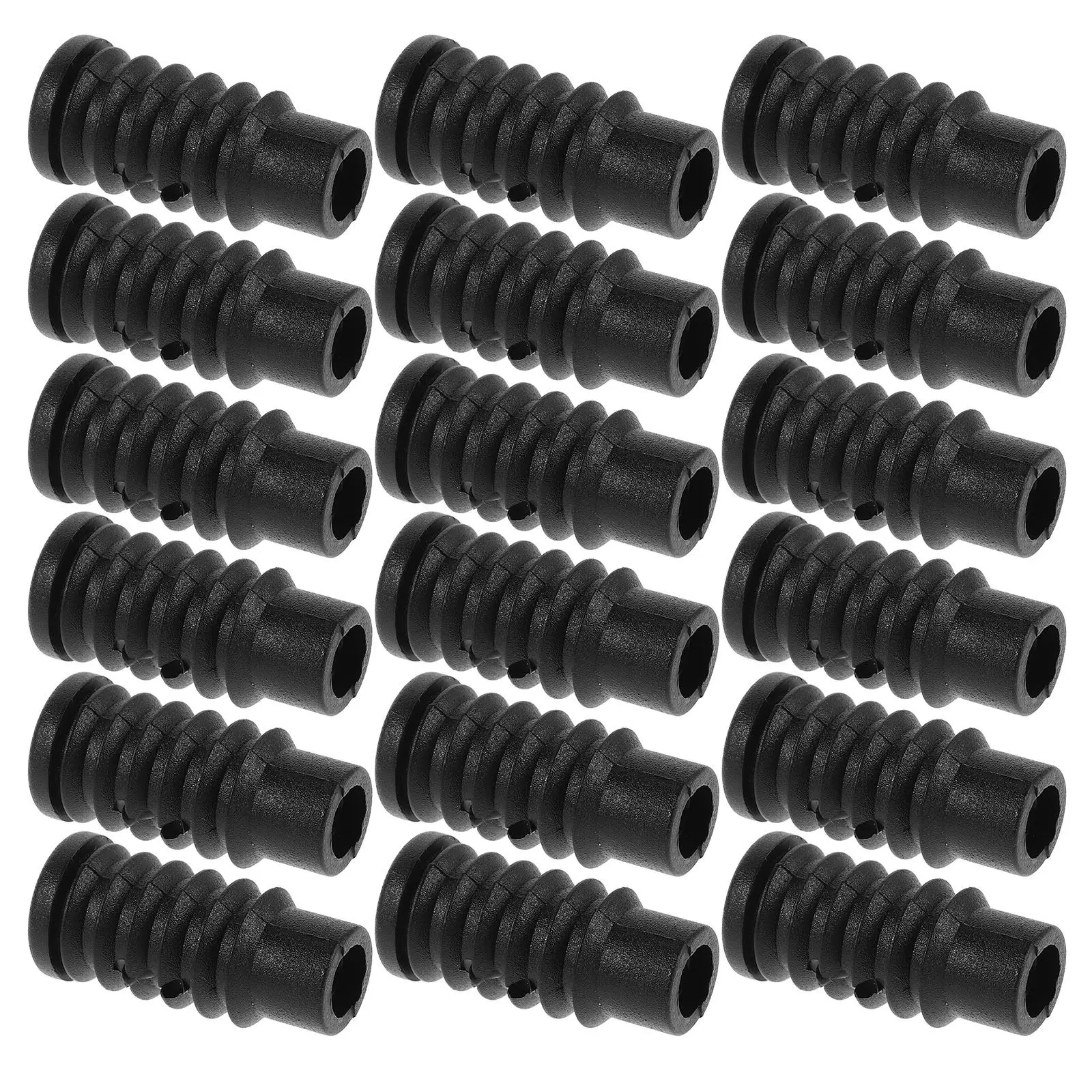 20Pcs Chair Caster Inserts Narrow Tail Stopper Anti Slip Cover for Office Chairs Furniture Rolling Wheel Protector Sleeve Glides