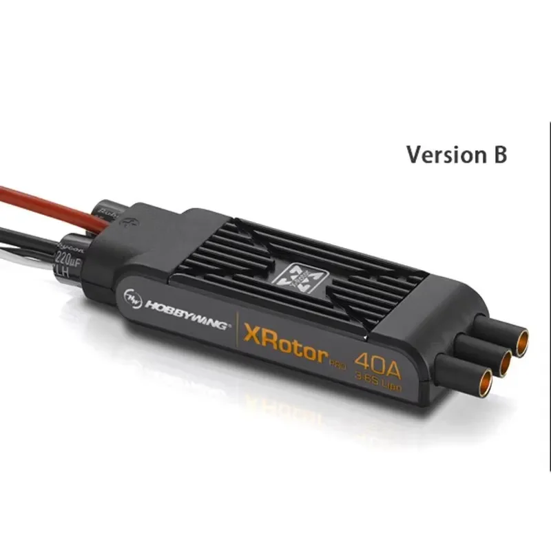 Hobbywing XRotor Pro 40A ESC, BEC 없음, 3S-6S Lipo 브러시리스 ESC DEO, Quadrocop 550 ~ 880 클래스 멀티로터용, 2 개