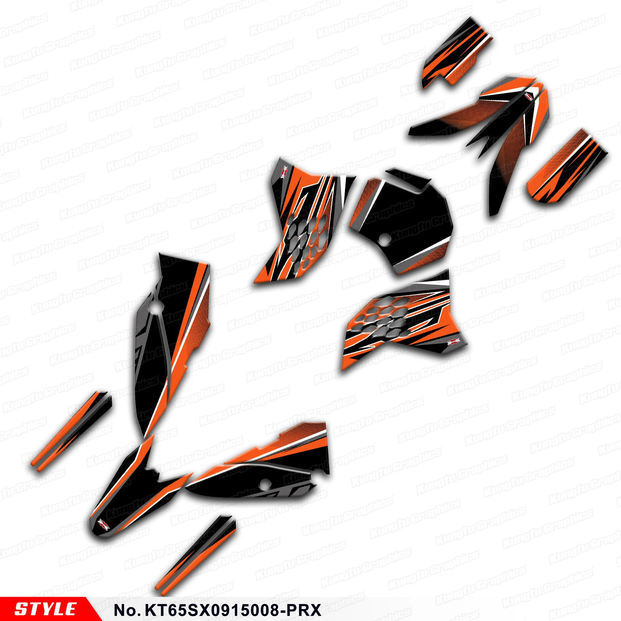 

JY RACING Decorative Graphics Stickers Complete for KTM 65 SX SX65 2009 2010 2011 2012 2013 2014 2015, KT65SX0915008-PRX