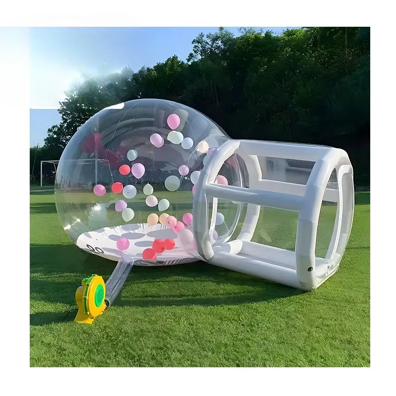 

Children's Party Fun House Giant Transparent Inflatable Crystal Ice House