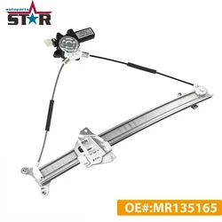 Front Left Power Window Regulator w/ Motor MR135165 For Mitsubishi Montero 1992-2000 OEM MB517475 125-58445L 125-58662L 741-940