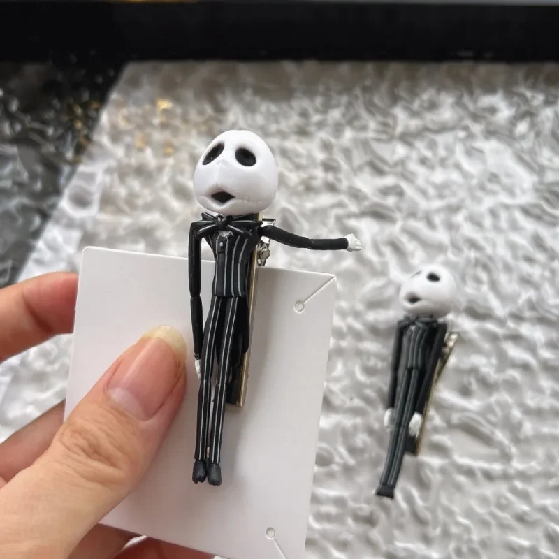 Creative Personalized Fun Funny Suit Skeleton Movable Hands and Feet Hair Clip Fashionable New Style Gift Children Decoration