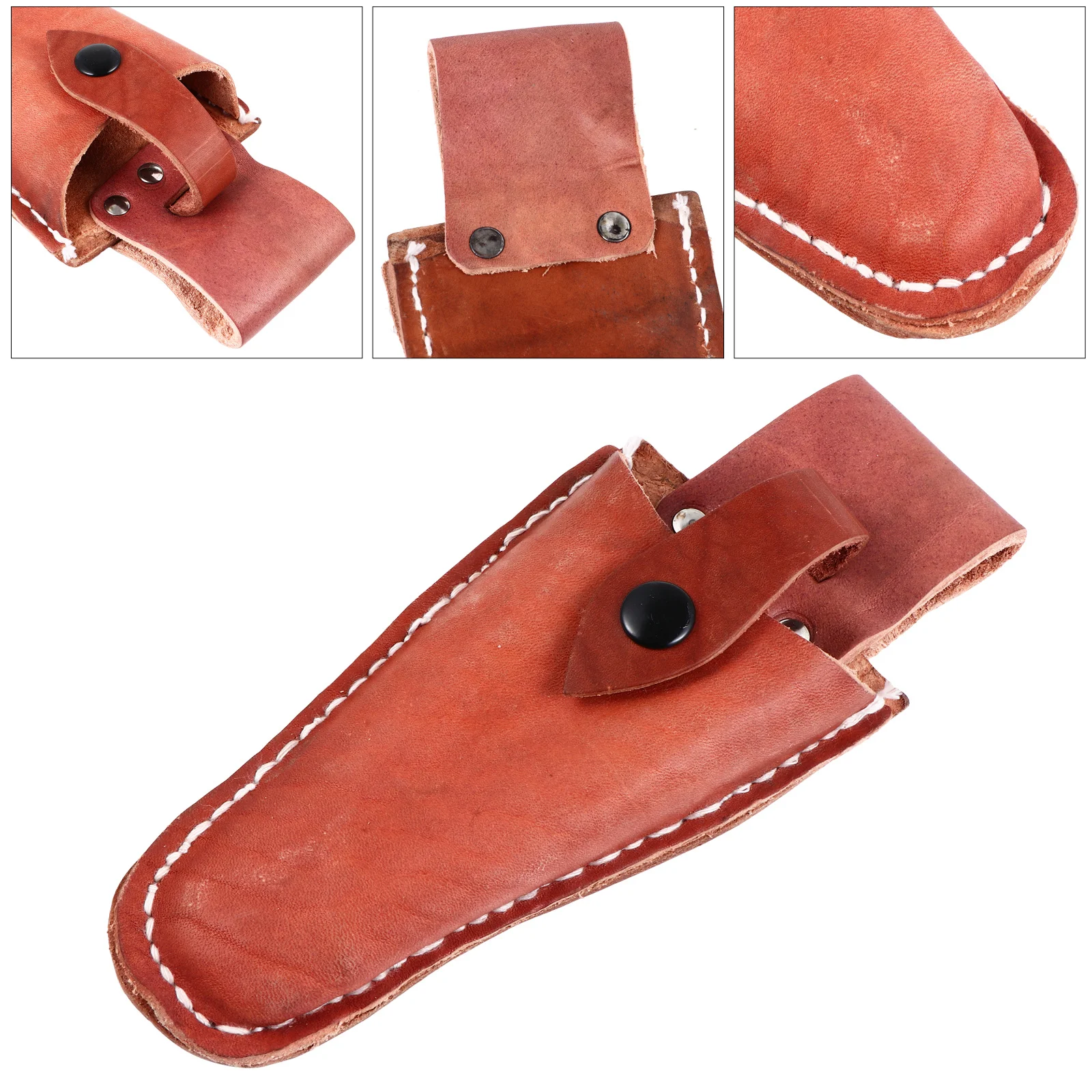 Pruning Scissor Bag with Belt Loop Sturdy Rivet Reinforced Handy Pouch for Gardening Landscaping Professionals