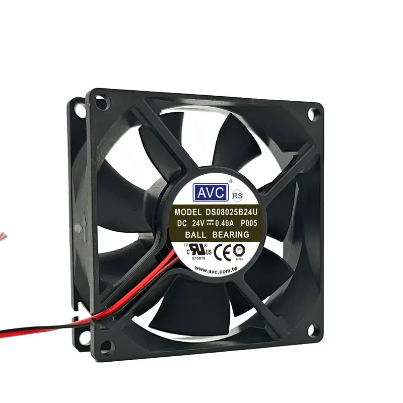 For Hitachi Elevator Accessories Inverter Fan AVC DS08025B24U 24V 0.40A 8cm Cooling Fan
