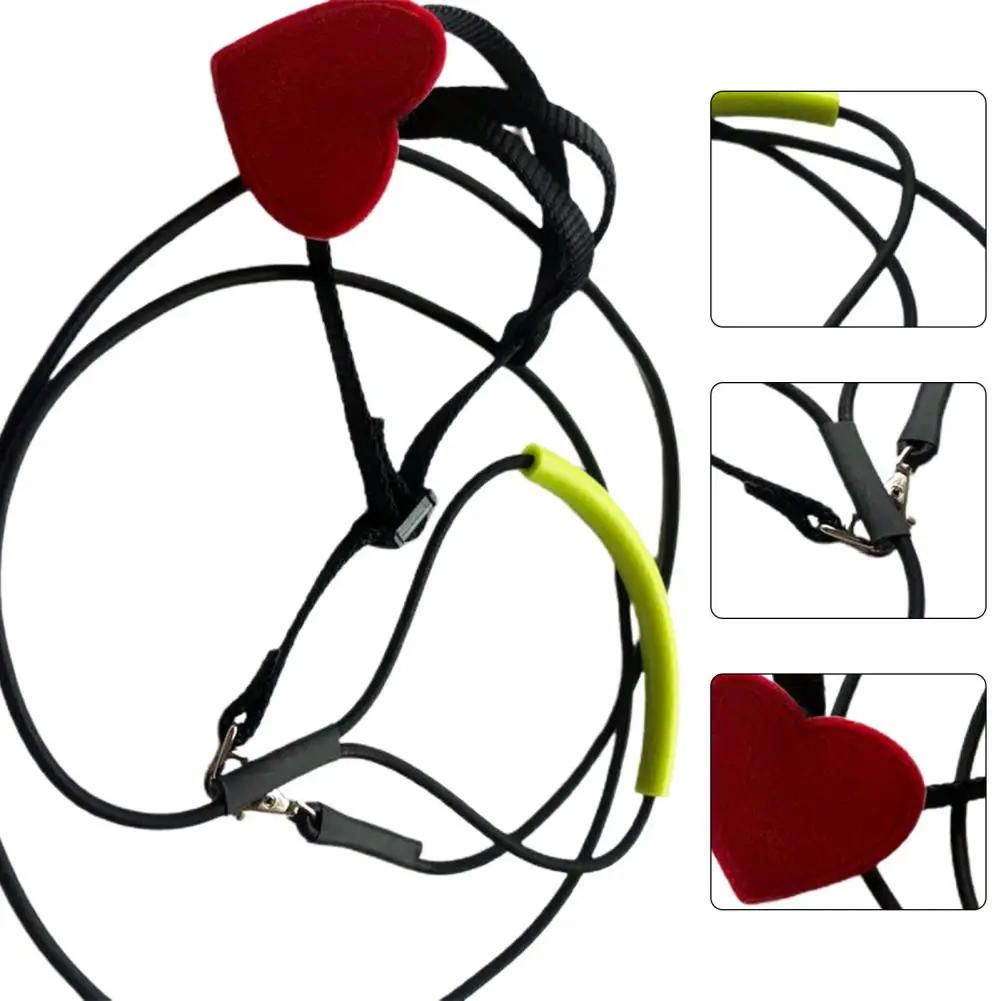 Bird Traction Strap Portable Ultra-light Emulsion Anti-Bite Bird Harness Traction Rope Bird Harness Highly Elastic