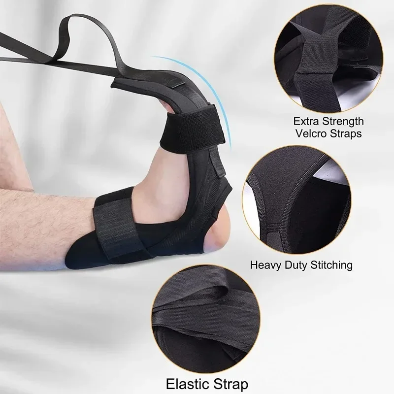 Yoga Ligament Stretching Belt Foot Rehabilitation Strap Plantar Fasciitis Leg Training Foot Ankle Joint Sports Calf Massager