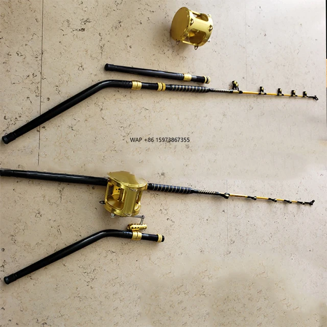 

high quality 2/2.1 m 80-100LB super hard carbon fiber deep sea fishing rod, curved/straight, suitable for slow sea fishing