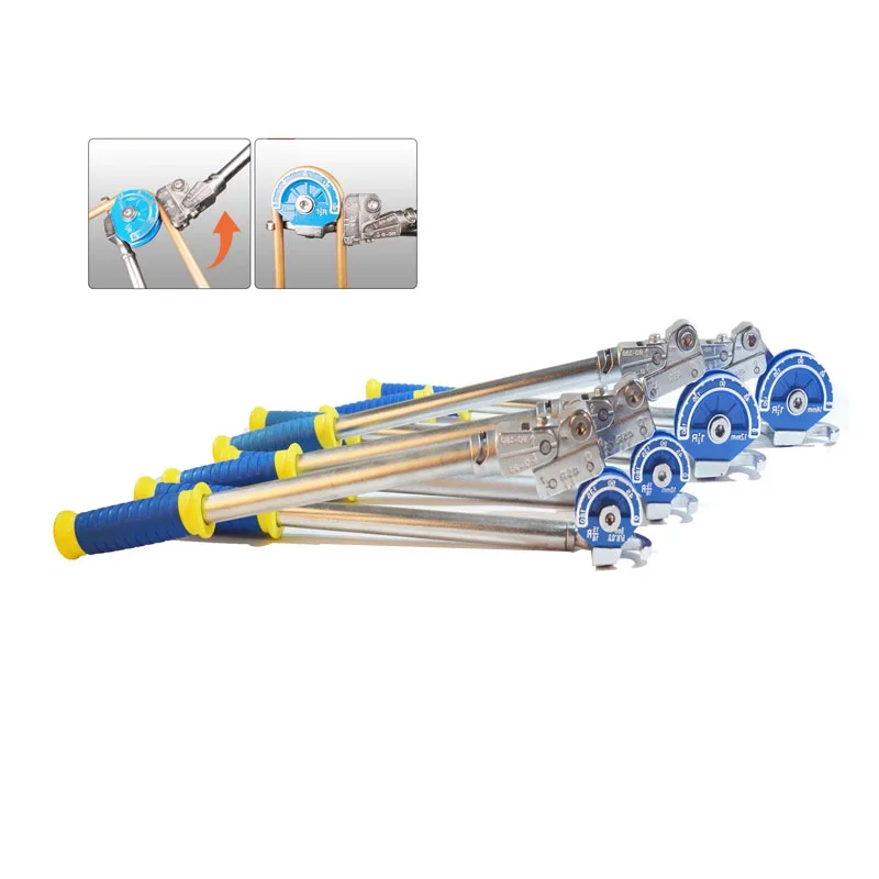 Manual Pipe Bender Aluminum Stainless Steel Copper Pipe Tubing Bending Tools 0~180° 8-22mm