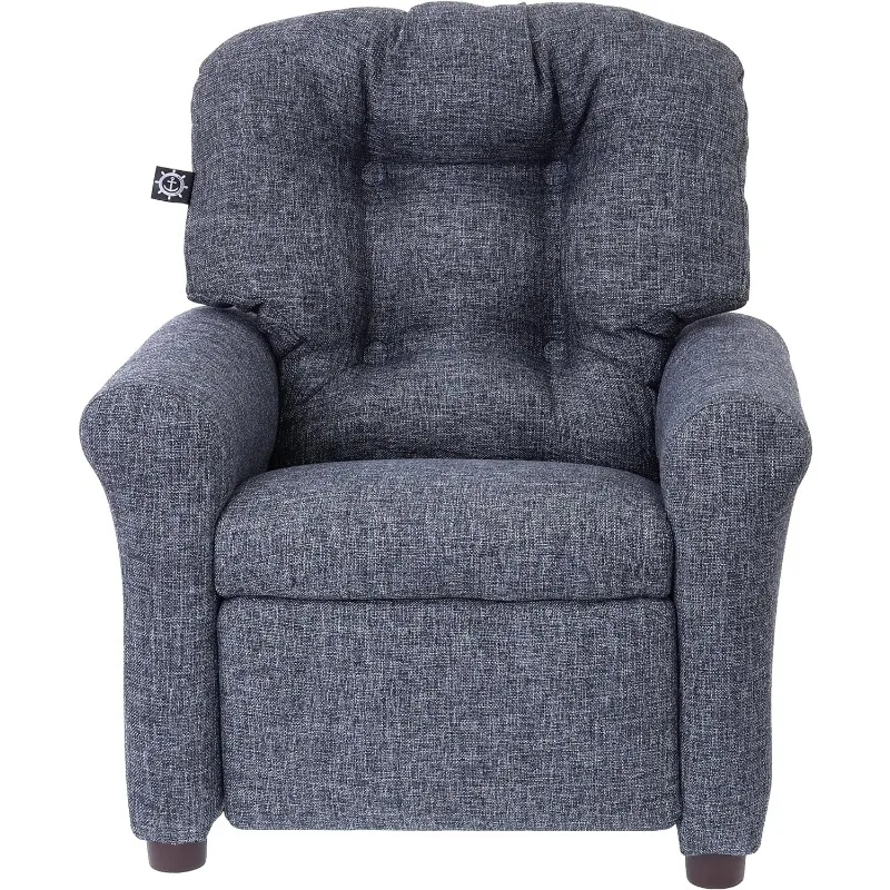 Fauteuil inclinable traditionnel pour enfants, tout-petit âgé de 1 à 5 ans, décoration d'intérieur en polyester et lin