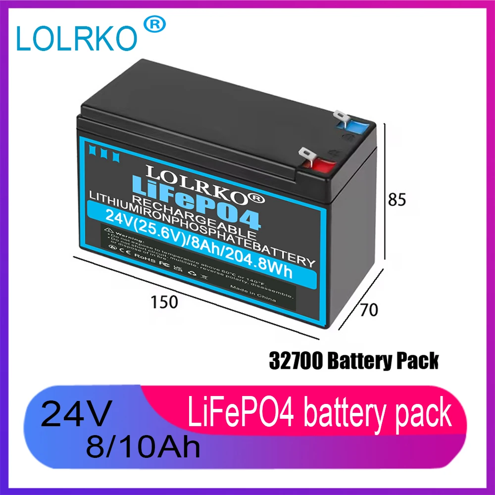 NEW LiFePO4 battery pack 24V 10Ah children's electric car toy car motorcycle baby stroller door opener and safety system battery