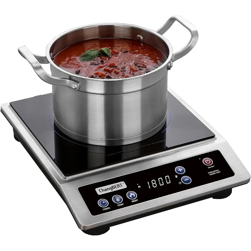 

Мультиварка Zojirushi EL-CAC60XZ, 6 QtsBrushed, индукционная варочная панель из нержавеющей стали, портативная плита коммерческого класса, большая 8-дюймовая нагревательная катушка