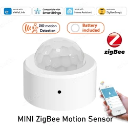 ZigBee PIR Motion Sensor Smart Home Human Body Presence Detector Security Alarm Support eWelink APP Home Assistant Zigbee2MQTT