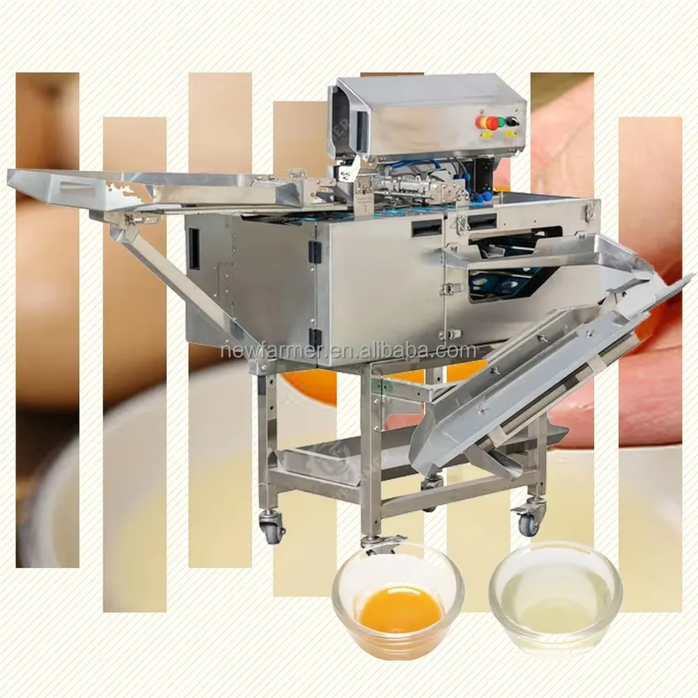 Industrial Egg Breaking Machine Egg White Yolk Separator Stainless Steel Commercial Egg Cracking Equipment for Bakery