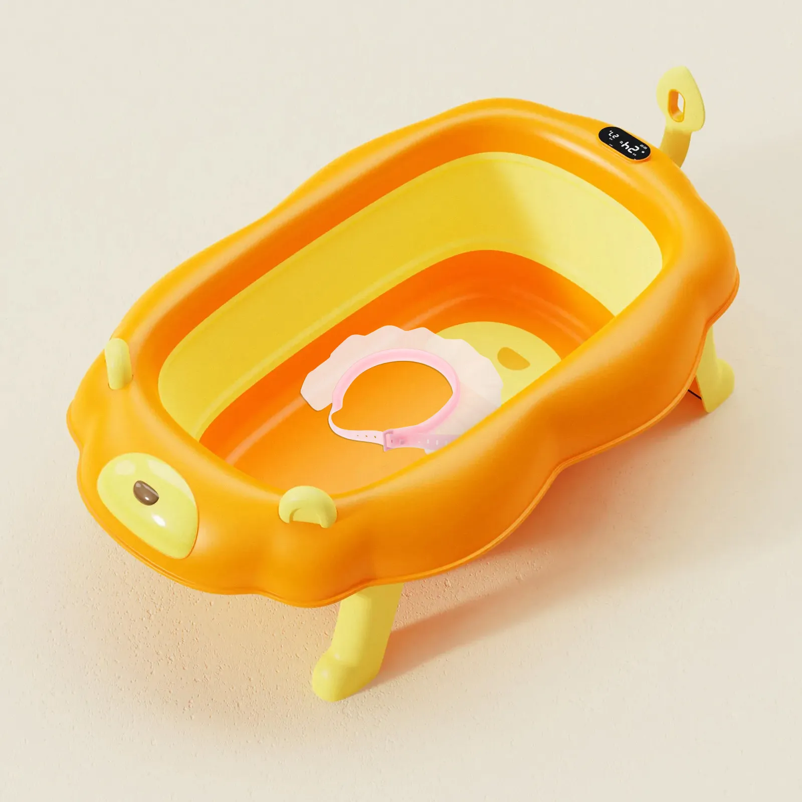 Reusable Silicone Hair Washing Cap Waterproof Shower Bathing Cap for Elderly Teens Pregnant Women Bedridden Adults Safe Shampoo