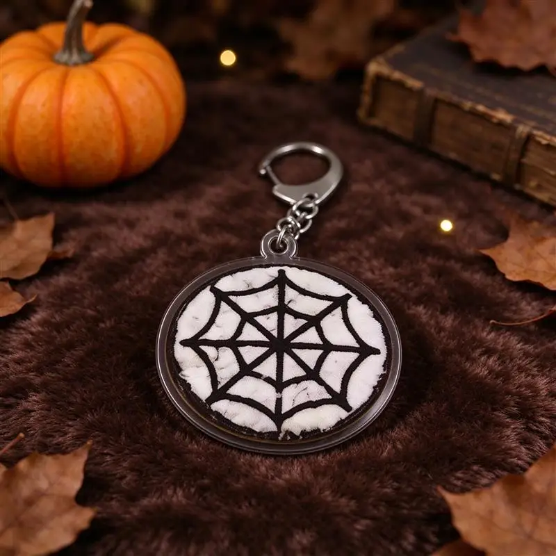 Dark Scratch Proof  Wear Resistant Exquisite Whimsical Double Sided Printed Transparent Clear  Acrylic Keychain 5cm