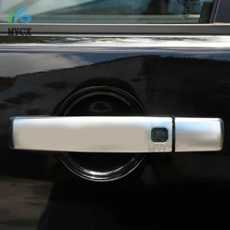 8PCS ABS Chrome Door Handle Cover Trim For Range Rover Sport / Land Rover LR4 Discovery 4/Freelander 2 /With 4 Smart Keyhole