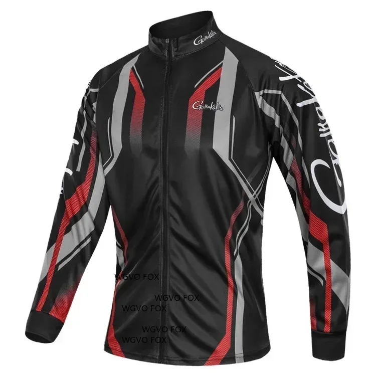 طويلة الأكمام ملابس الصيد الذكور في الهواء الطلق قمصان رياضية الملابس المضادة للأشعة فوق البنفسجية تنفس الدراجات الصيد المشي لمسافات طويلة الملابس #3