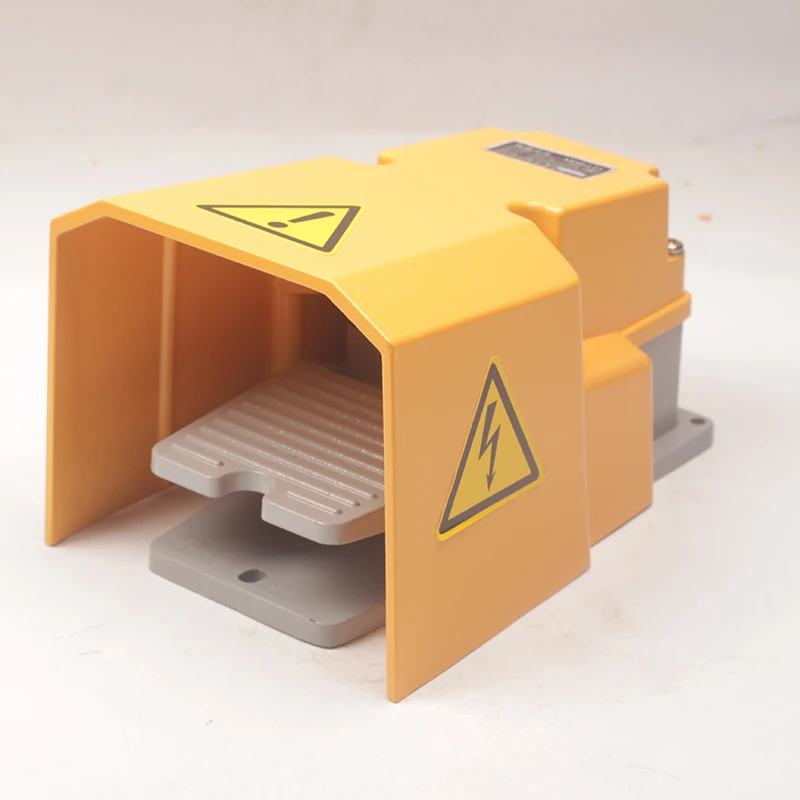 

Original Foot Switch MDB-L21 Yellow Grey Aluminum Shell Hydraulic Punch Controller Reset Foot Switch