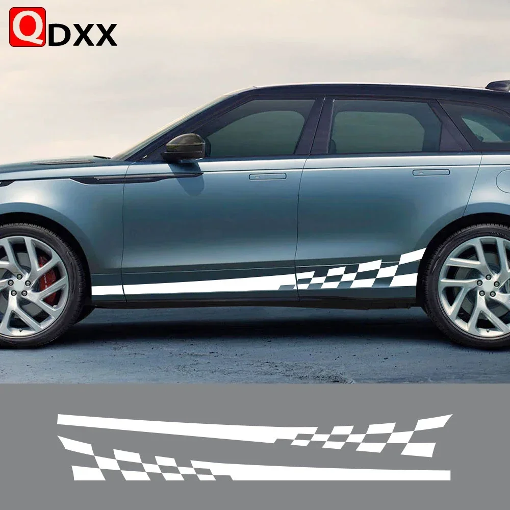 For Land Rover Autogiography DISCOVERY EVOQUE FREELANDER SUPERCHARGED SVR VELAR Auto Accessories 2PCS Car Door Side Stickers