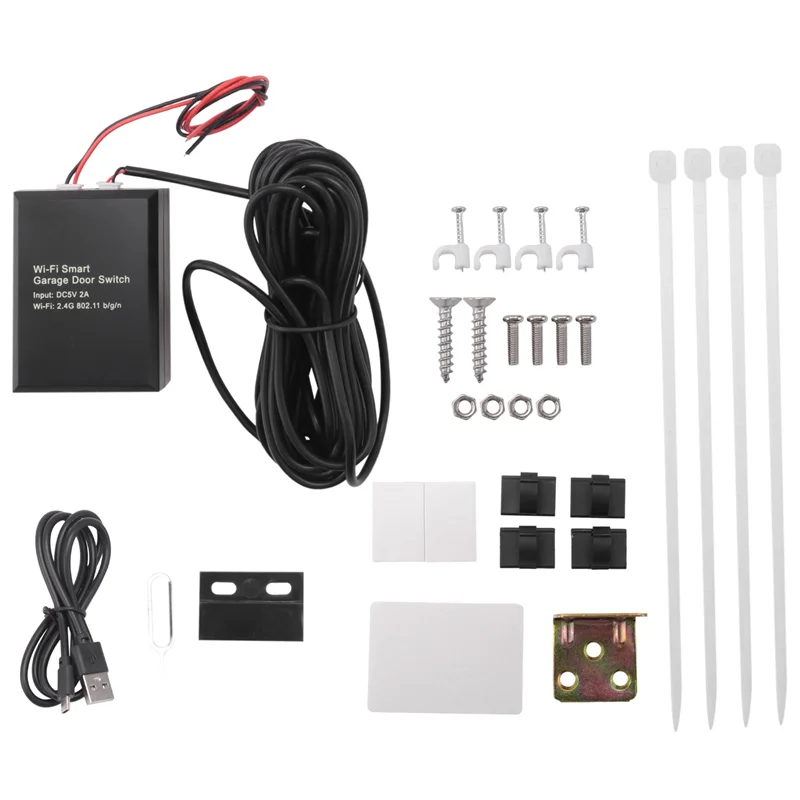 

【T07A】Устройство открывания гаражных ворот, контроллер гаражных ворот, Wi-Fi, умный дом, работа для Alexa Google Home, приложение с голосовым управлением, дистанционное управление