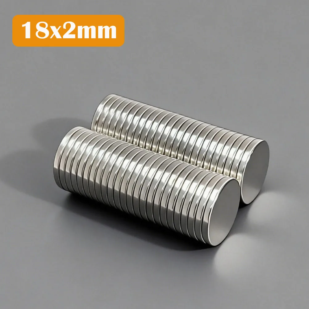 

18x2mm Round N35 Magnet Powerful Neodymium Magnets Super Strong 18x2 Permanent NdFeB Magnet for Fridge Magnetic DIY Magnet