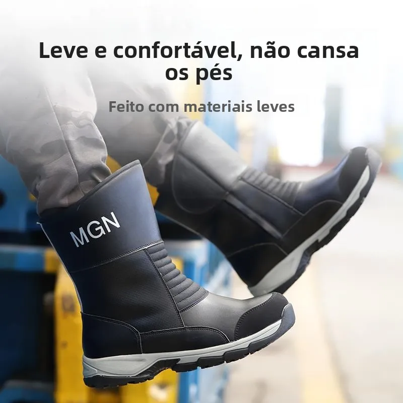 steel-toe-se-work-oes-men's-and-women's-oil-field-oes-welding-comfortable-waterproof-anti-heat-puncture-resi
