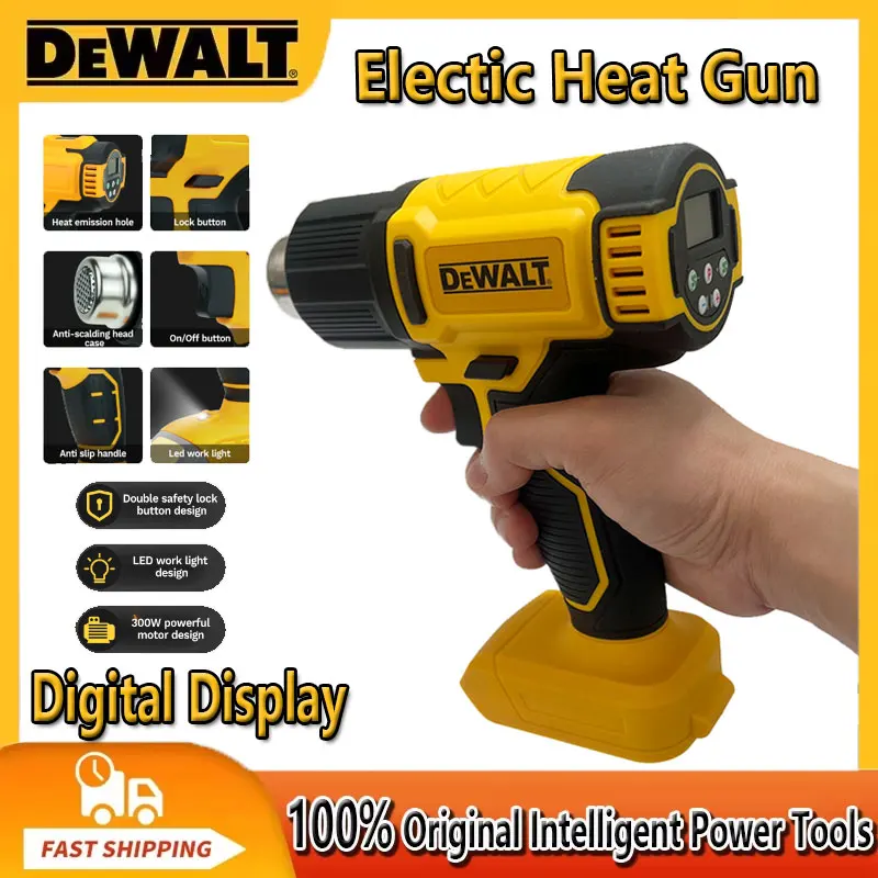 

DEWALT 18 В 21 В тепловая пушка инструмент для термоусадочной упаковки беспроводной фен электрический осушитель воздуха паяльный термовентилятор для DeWalt