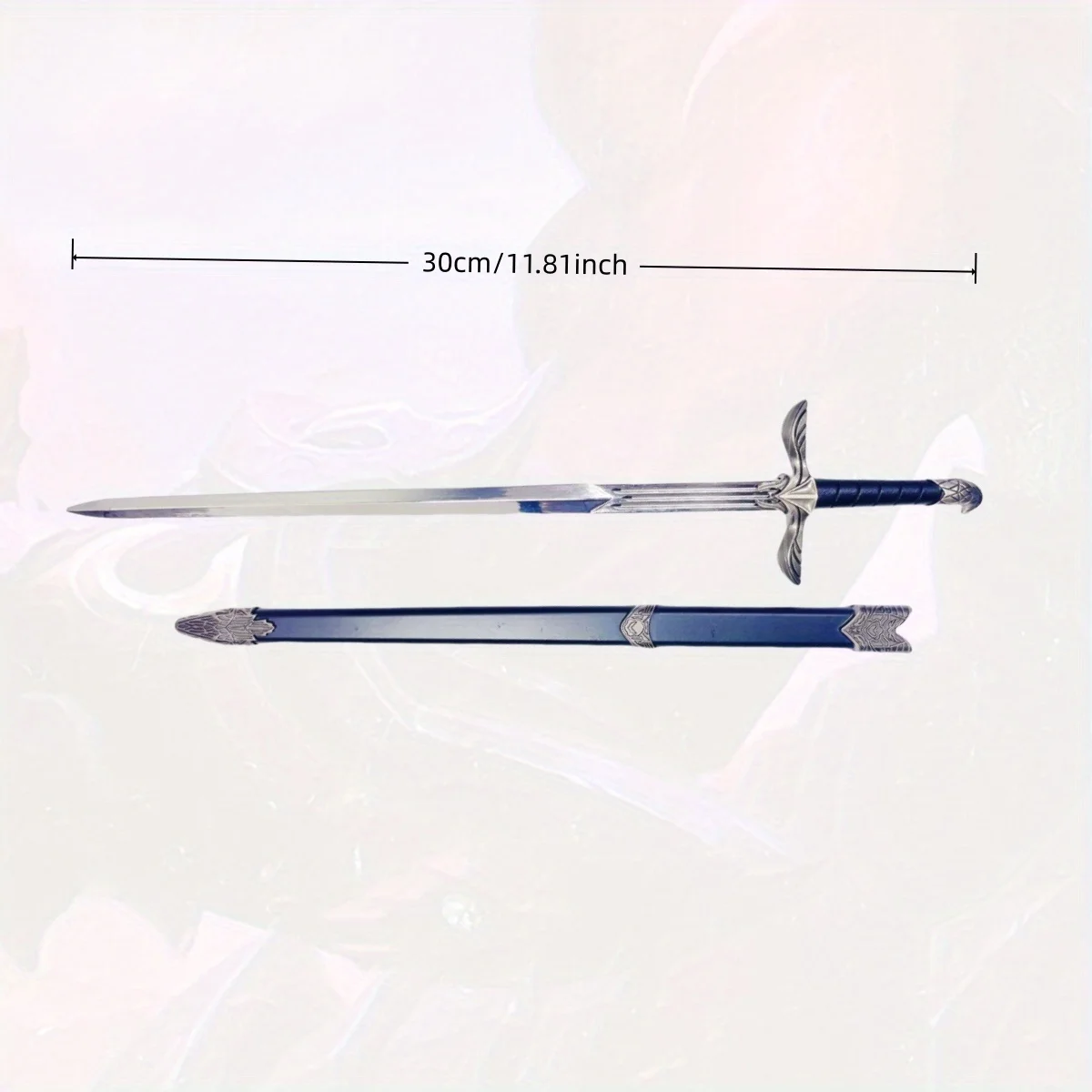 ดาบคาตานะโลหะ Assassin's Creed ขนาด 11.8 นิ้ว ดาบคาตานะญี่ปุ่น ดาบซามูไร ดาบนินจา ของแท้ อุปกรณ์คอสเพลย์ ของเล่น