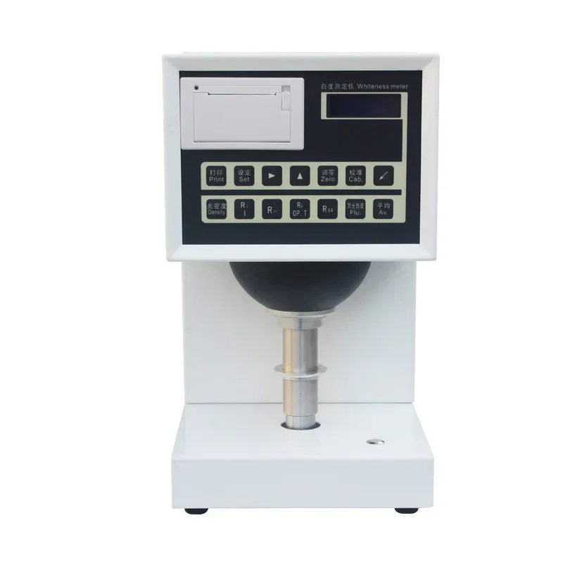 Whiteness meter determination object whiteness color tester touch screen precision paper transparency detection instrument