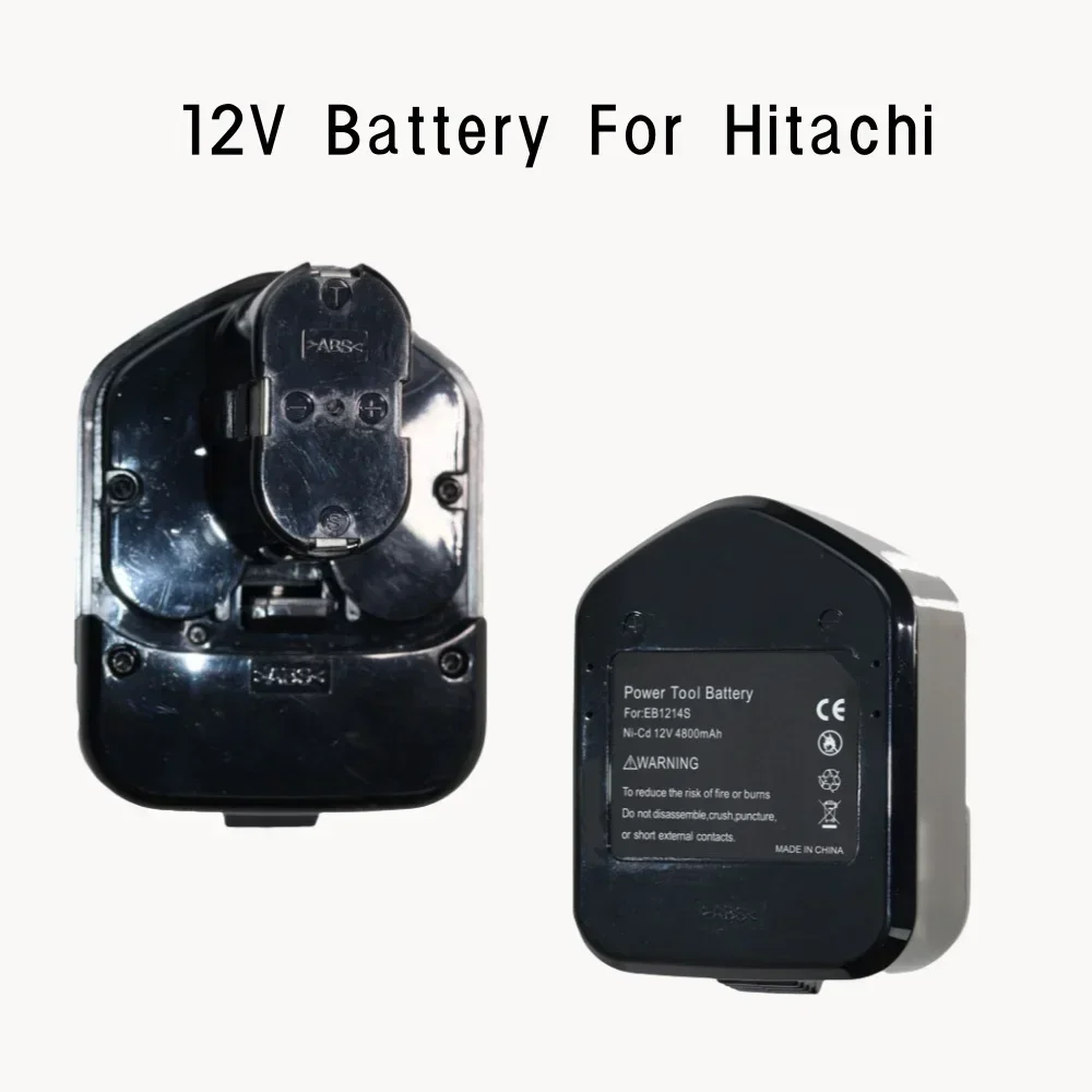 Para Hitachi EB1212S 12V 4.8/6.8/9.8/12.8Ah Bateria Recarregável EB1220BL EB1214S WR12DMR CD4D DH15DV C5D Bateria de Furadeira Sem Fio