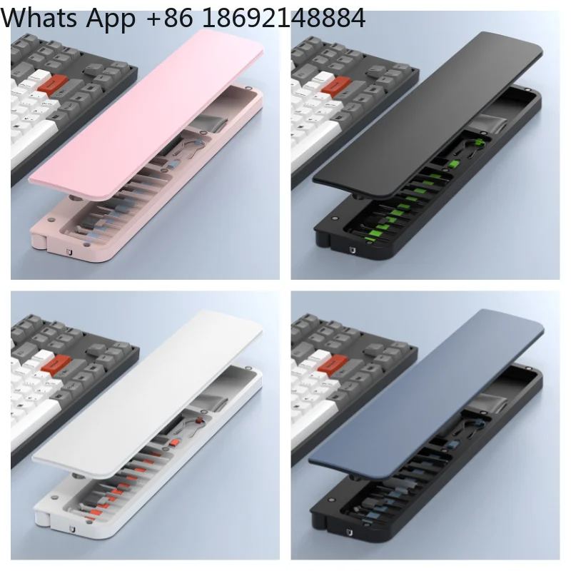 22-in-1 Multi-Functional Cleaning Set for Office Wrist Guard Keyboard Hand Rest Leather Sponge Hand Rest