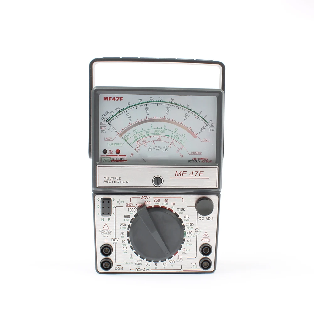 Multimeter MF47F MF-47F AC DC Voltmeter Ammeter Ohmmeter analogue multimeter ampere volt ohm meter