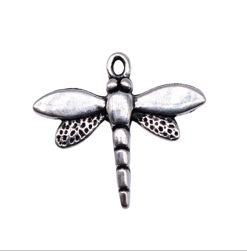 

35pcs 18x16mm Zinc Alloy metal Lovely dragonfly pendants for handmade accessories HW3460