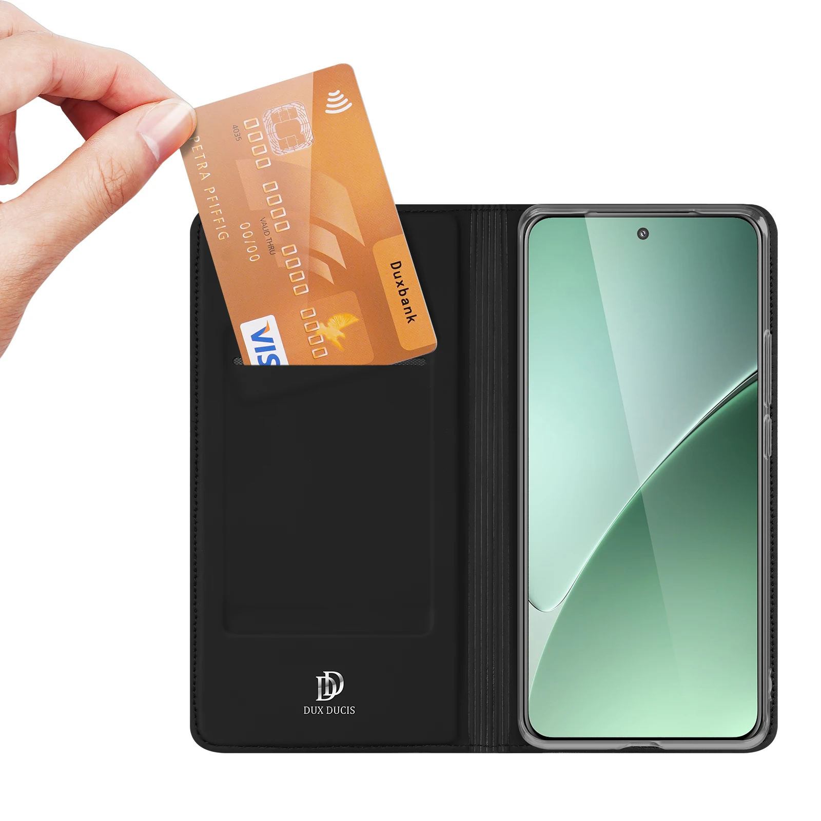 DUX DUCIS PU Leather Magnetic Flip Case For Xiaomi 15 17 Pro Max XM 15T 15T Pro Redmi 13 Poco C75 Wallet Card Slot Protect Cover