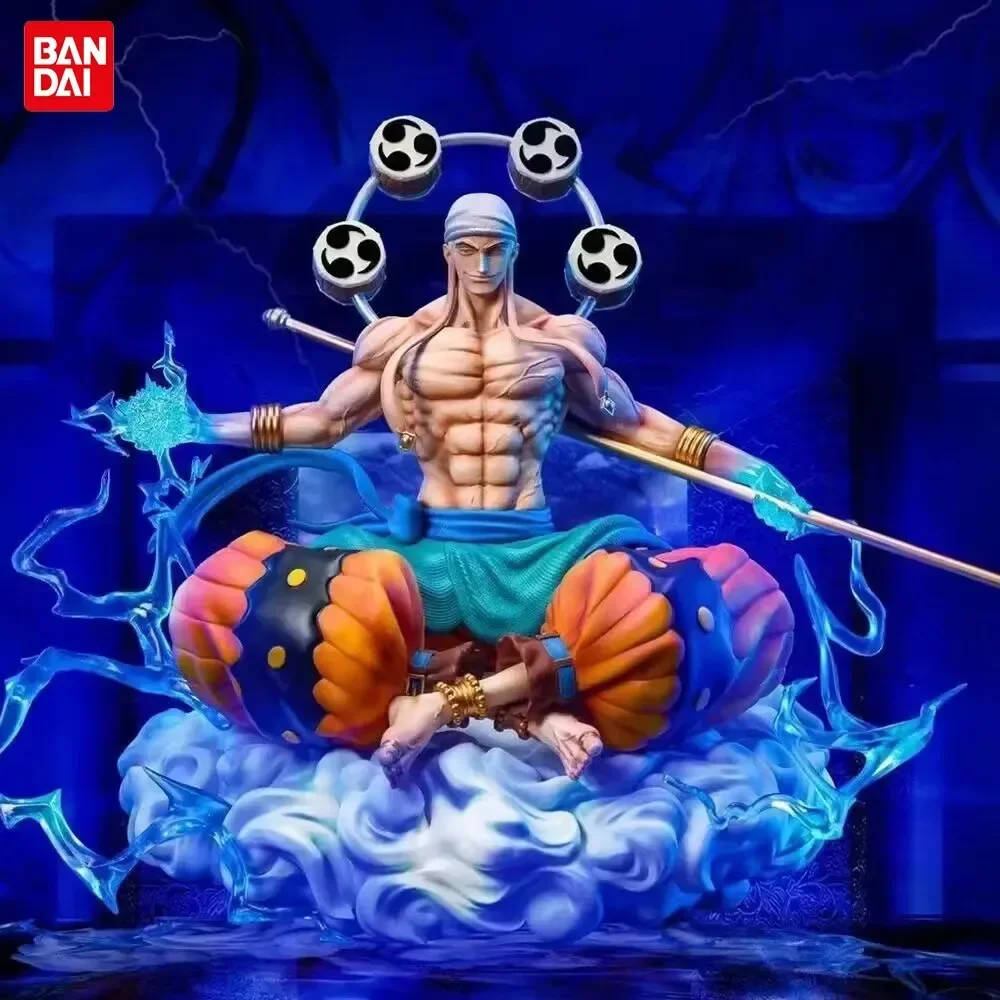 

22cm One Piece Figures Enel Action Figure Double Head Statue Anime PVC Figurine Model Collection Doll Ornaments Toys Gifts