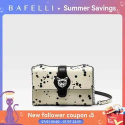 NEW WOMEN'S HANDBAGS BAFELLI 2024 TREND MESSENGER BAGS FOR WOMEN SHOULDER GENUINE LEATHER CAT LUXURY BRAND DESIGNER STYLE