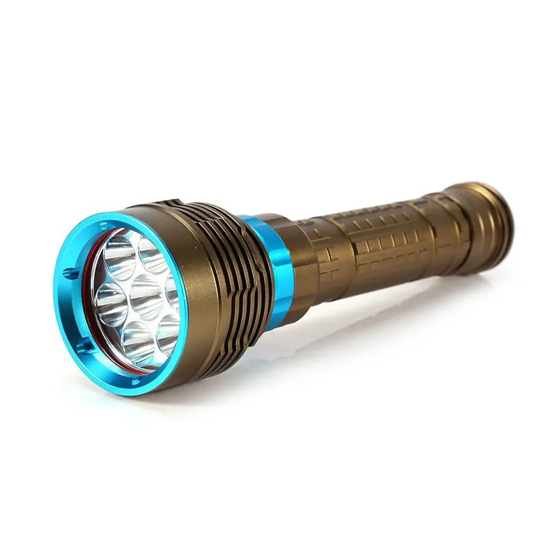 

Scuba Diving Flashlight 5000 Lumen Waterproof Underwater L2 LED Diving Torch For Under Water Deep Sea Cave