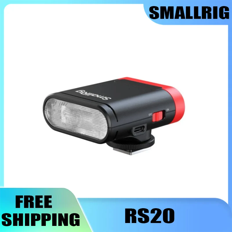 

Мини-вспышка Speedlite SmallRig RS20/карманная вспышка/предложение 8 упоров и 22 уровня регулировки света на OLED-экране/5374