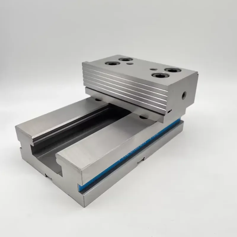 ZQ84200 Precision Separate Modular CNC Vise, 200mm Jaw Width Heavy Milling Vice