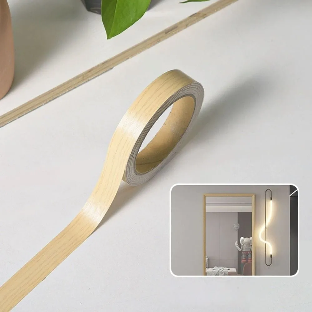 10m*1.5cm Wood Grain Edging Tape Thickened PVC Border Sealing Strips Self Adhesive Cabinet Door Beautiful Edge Pasting