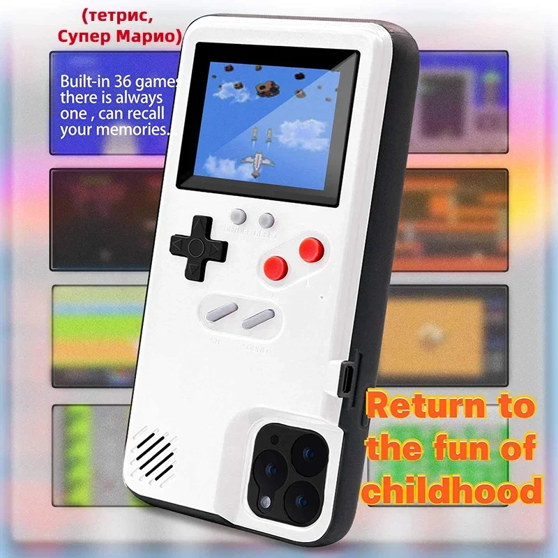 Casing Video Game untuk iPhone 13 12 11 Pro Max X XS XR 6 7 8 6S Plus Casing Warna Layar Game untuk Samsung Galaxy S20 S21 Ultra S10